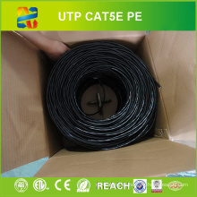 24 AWG conductor sólido UTP Cat5e cable LAN